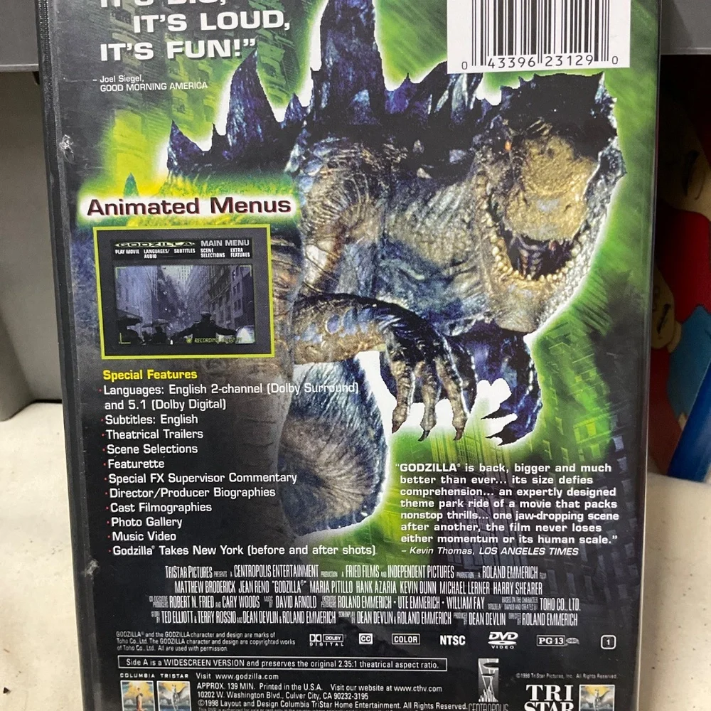 DVD - Godzilla. V161